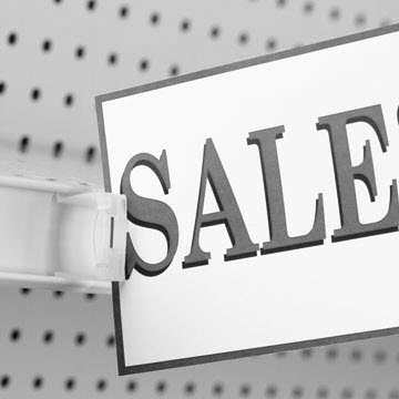 Three Way Shelf Channel Sign Holder