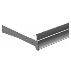 Lozier Shelf Product Retainer, Charcoal